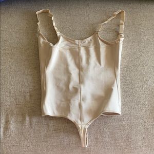 ShaperX Women Seamless Bodysuit Shapewear Thong